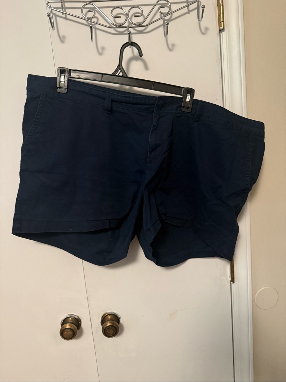 Old Navy Dark Navy Flat-Front Women's Shorts